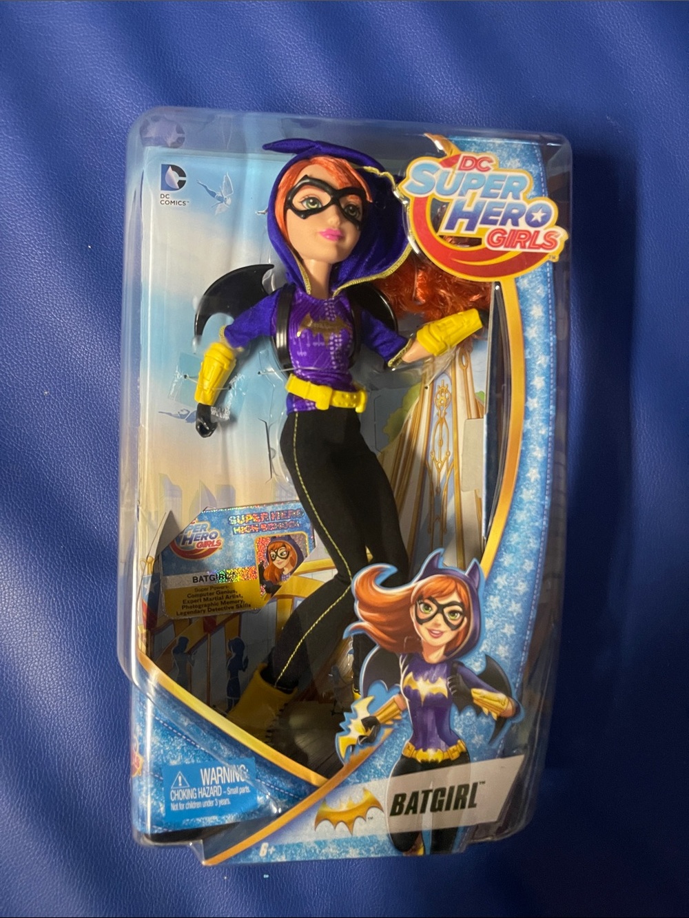 Batgirl Doll - Purple & Black Costume